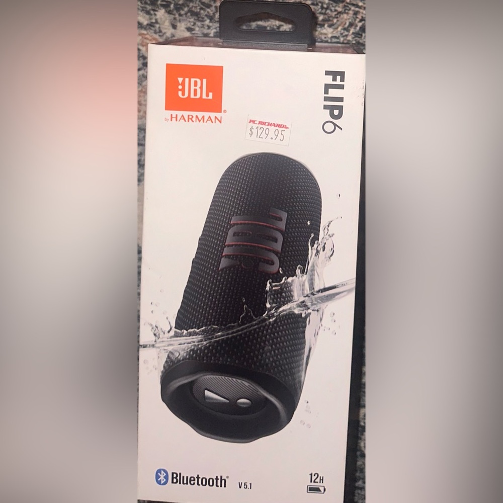 JBL Black Waterproof Bluetooth Speaker